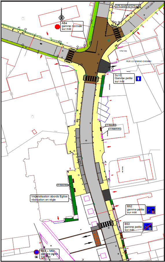 Début des travaux d'aménagement du bourg ...