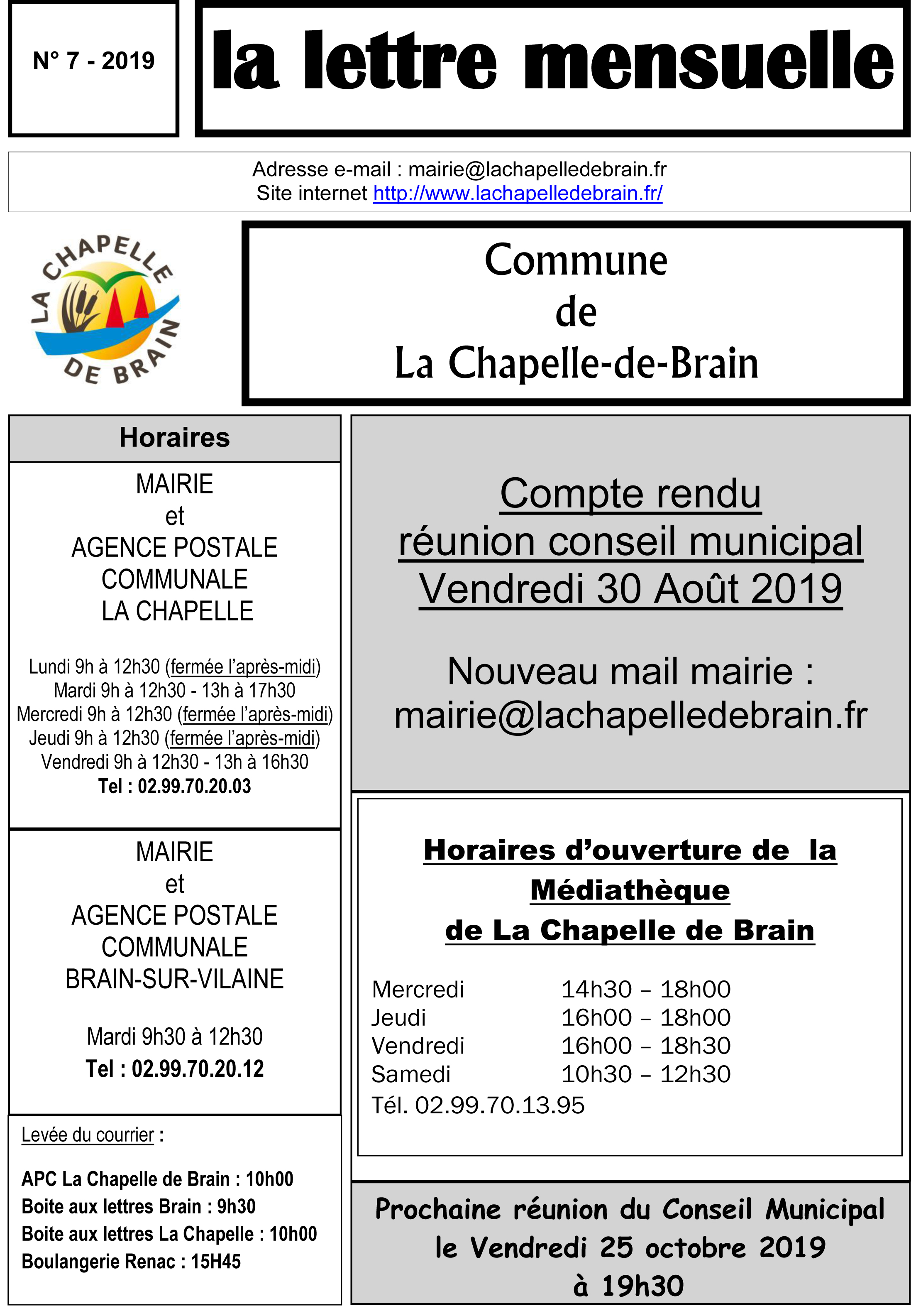La nouvelle lettre mensuelle ...