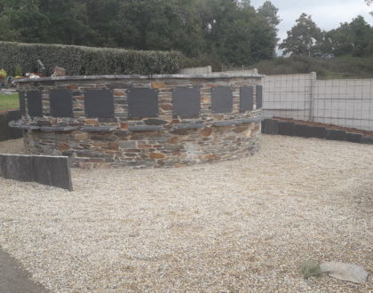 Le columbarium est terminé ...