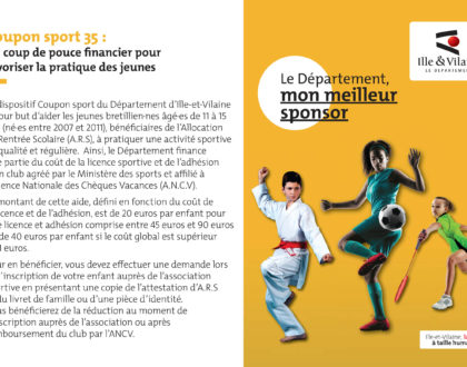 Opération "Coupon sport 35" 2022/2023