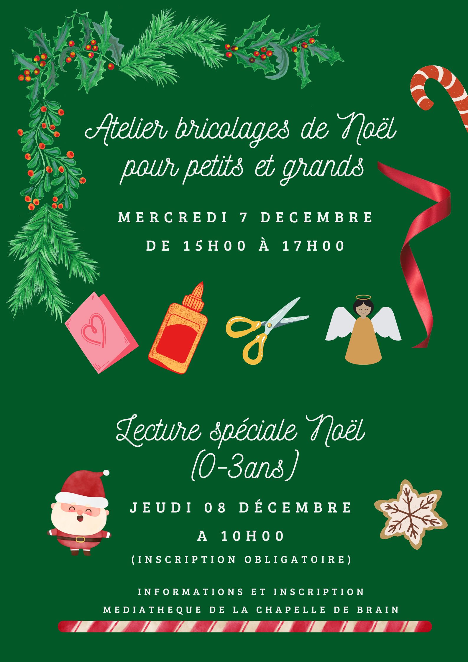 Atelier bricolages de Noël