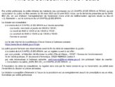 Avis de consultation du public