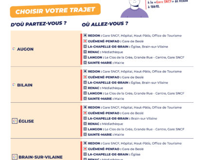 Transport sur réservation