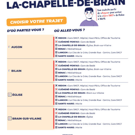 Transport sur réservation