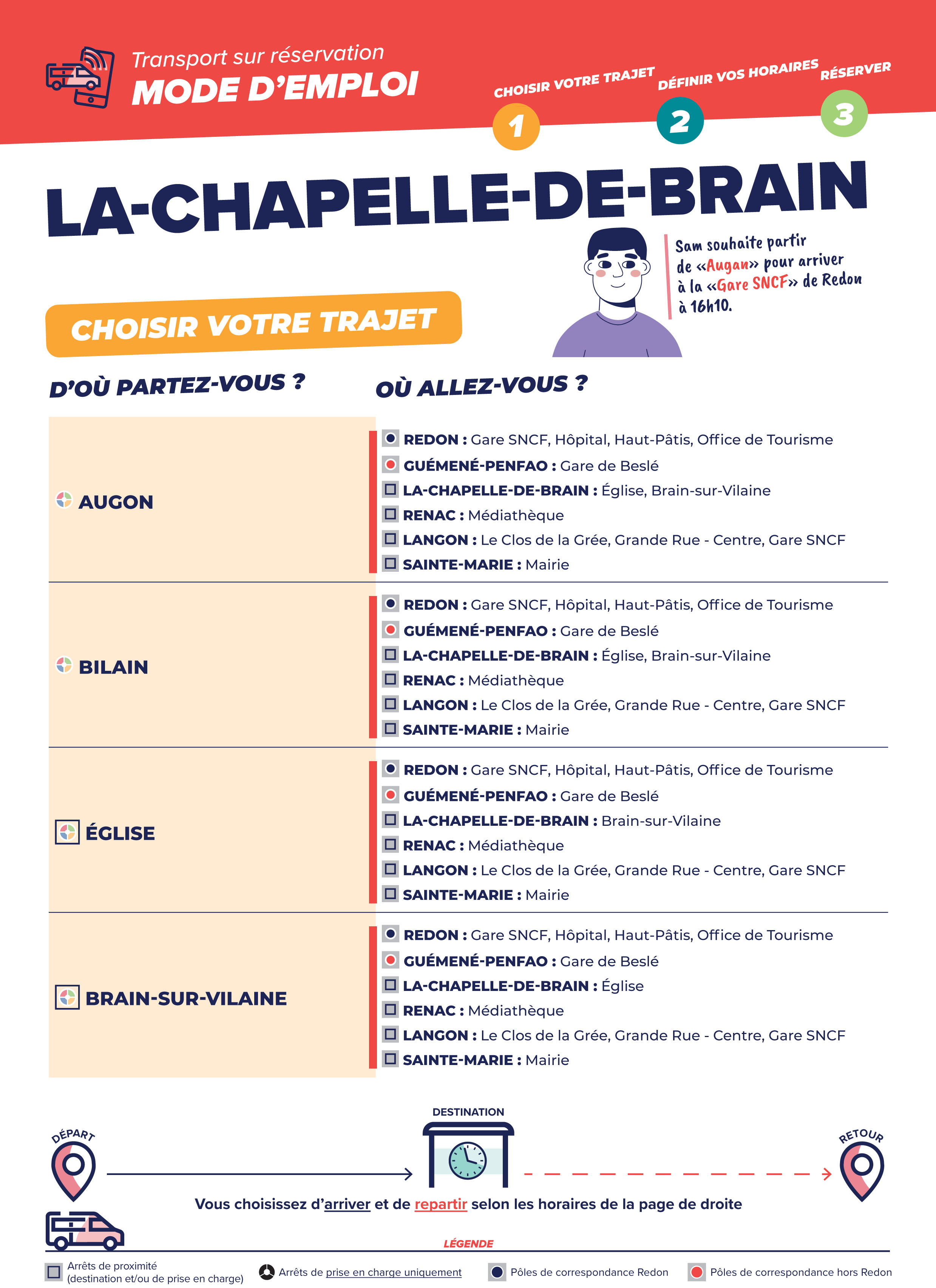 Transport sur réservation