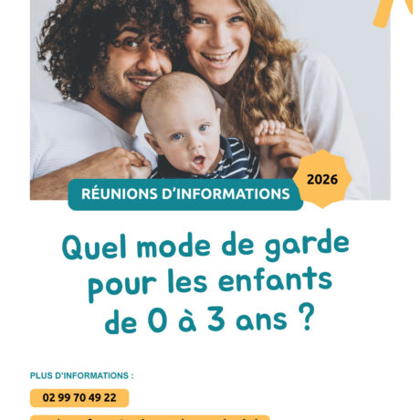 Réunions d'informations choix du mode de garde des enfants