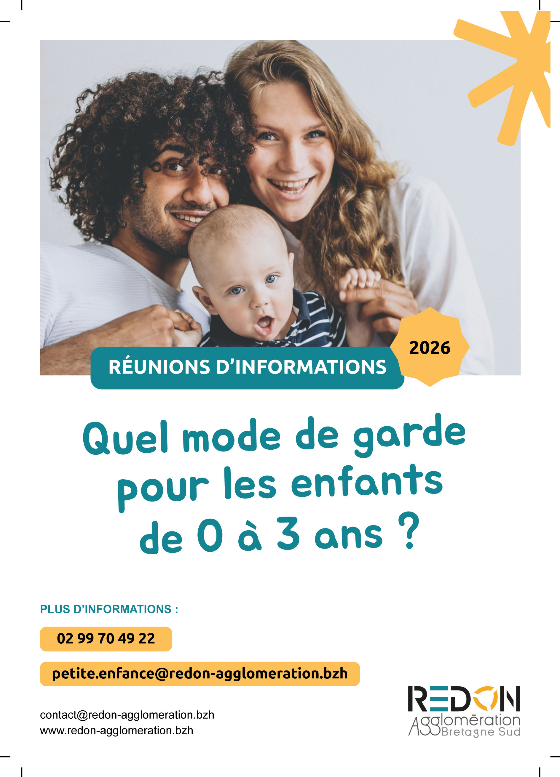 Réunions d'informations choix du mode de garde des enfants