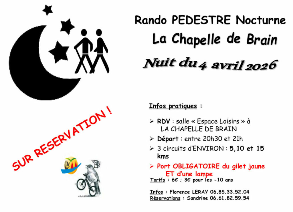 Rando pédestre nocturne