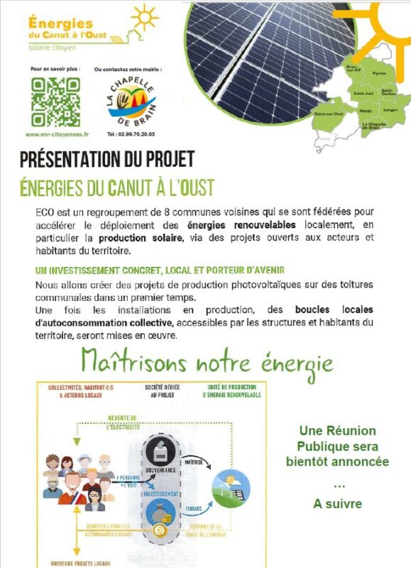 🔆 Un projet du Territoire pour une énergie locale avec E.C.O. 🔆