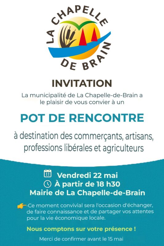 🤝 Invitation : Rencontre avec la vie économique 🤝
