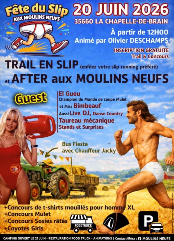 🩲 C'est La Fête du Slips aux Moulins Neufs 🩲