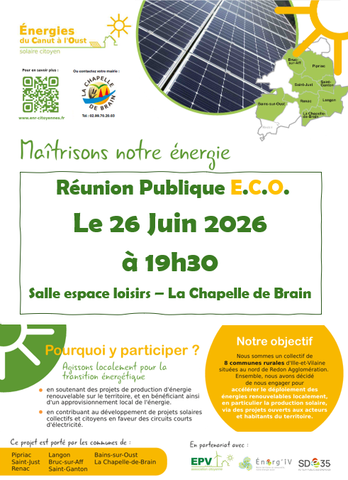 🔆 Réunion Publique E.C.O. 🔆