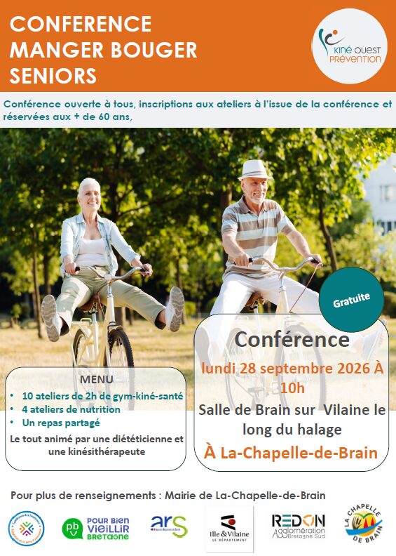 🚶‍♂️Conférence Manger Bouger Séniors 🚶‍♀️