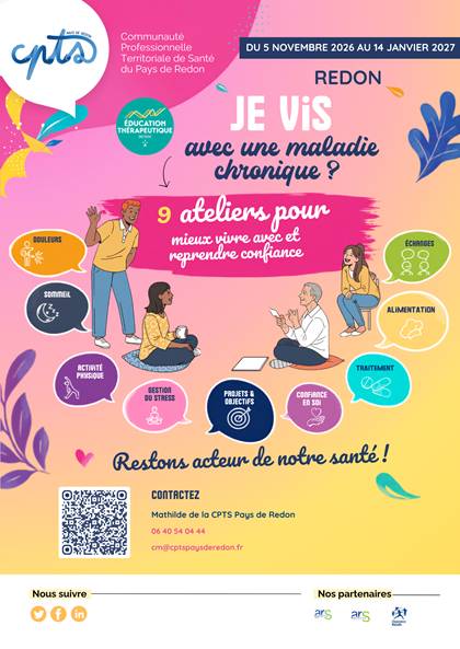 🌻9 Ateliers pour vivre avec sa maladie - Restons acteur de notre santé ! 🌻