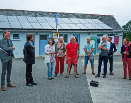 Inauguration des panneaux solaires