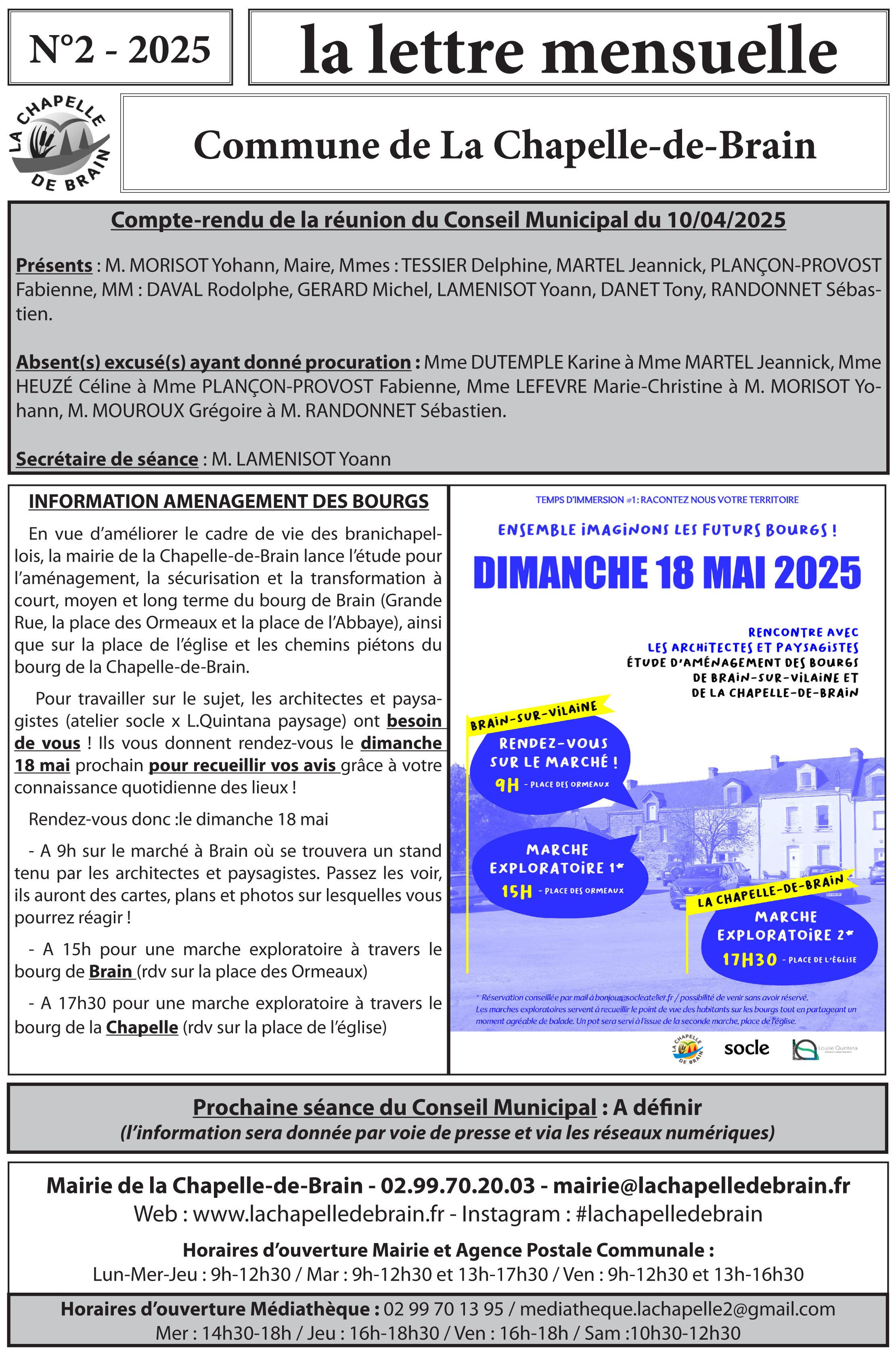 La nouvelle lettre mensuelle ...
